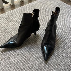 Vintage Chanel Brown Leather Bootie